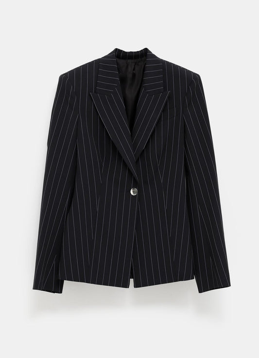 Pinstripe Blazer