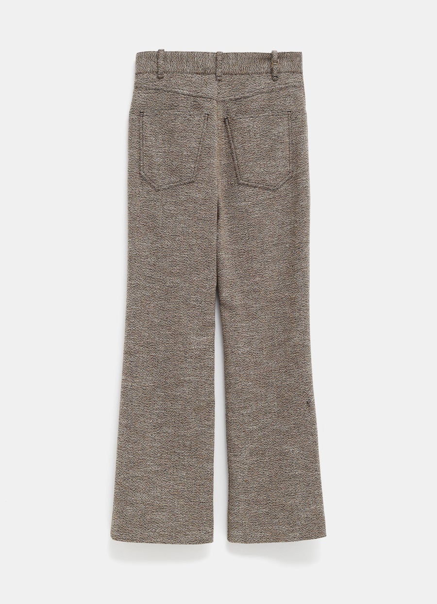 Cropped Bootcut Trousers with Marcie Signature