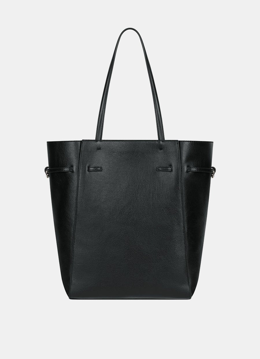 Medium Voyou Tote Bag in Leather