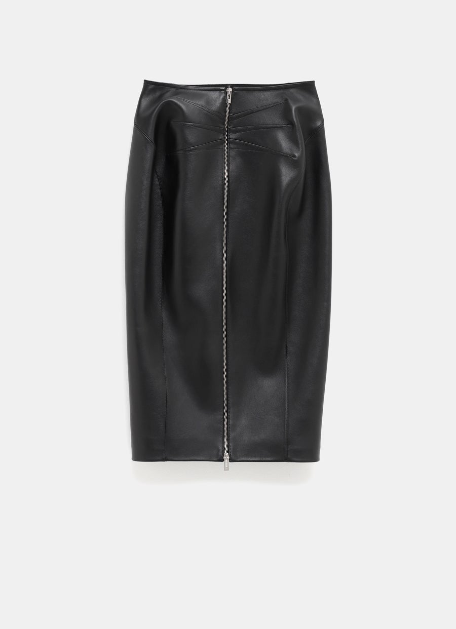 Leather Pencil Skirt