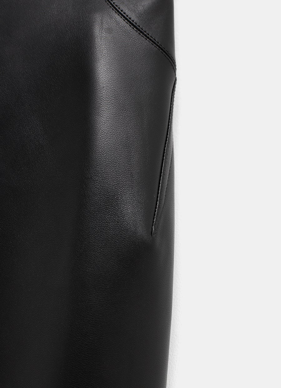 Leather Pencil Skirt