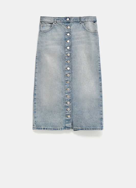 Multiflex Blue Denim Skirt