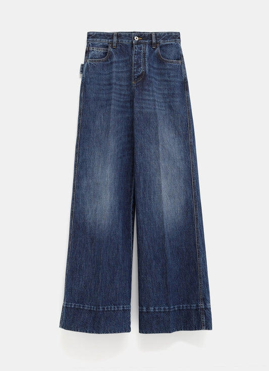 Wide Leg Denim Jeans