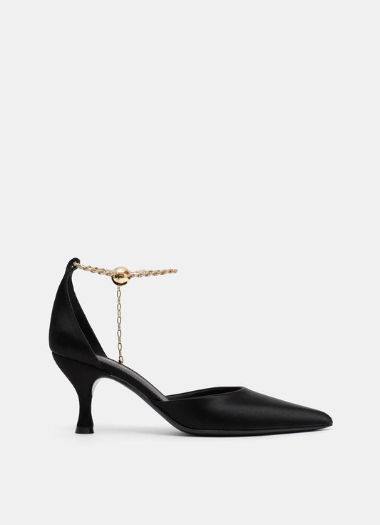 Pump Shoe with Ankle Chain
