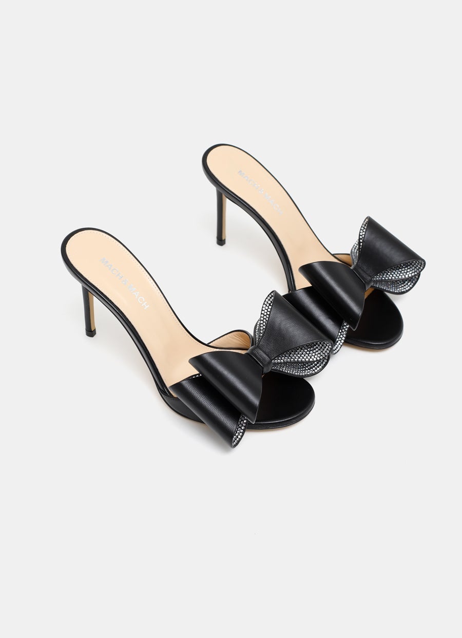 Le Cadeau Round Toe Satin Sandals