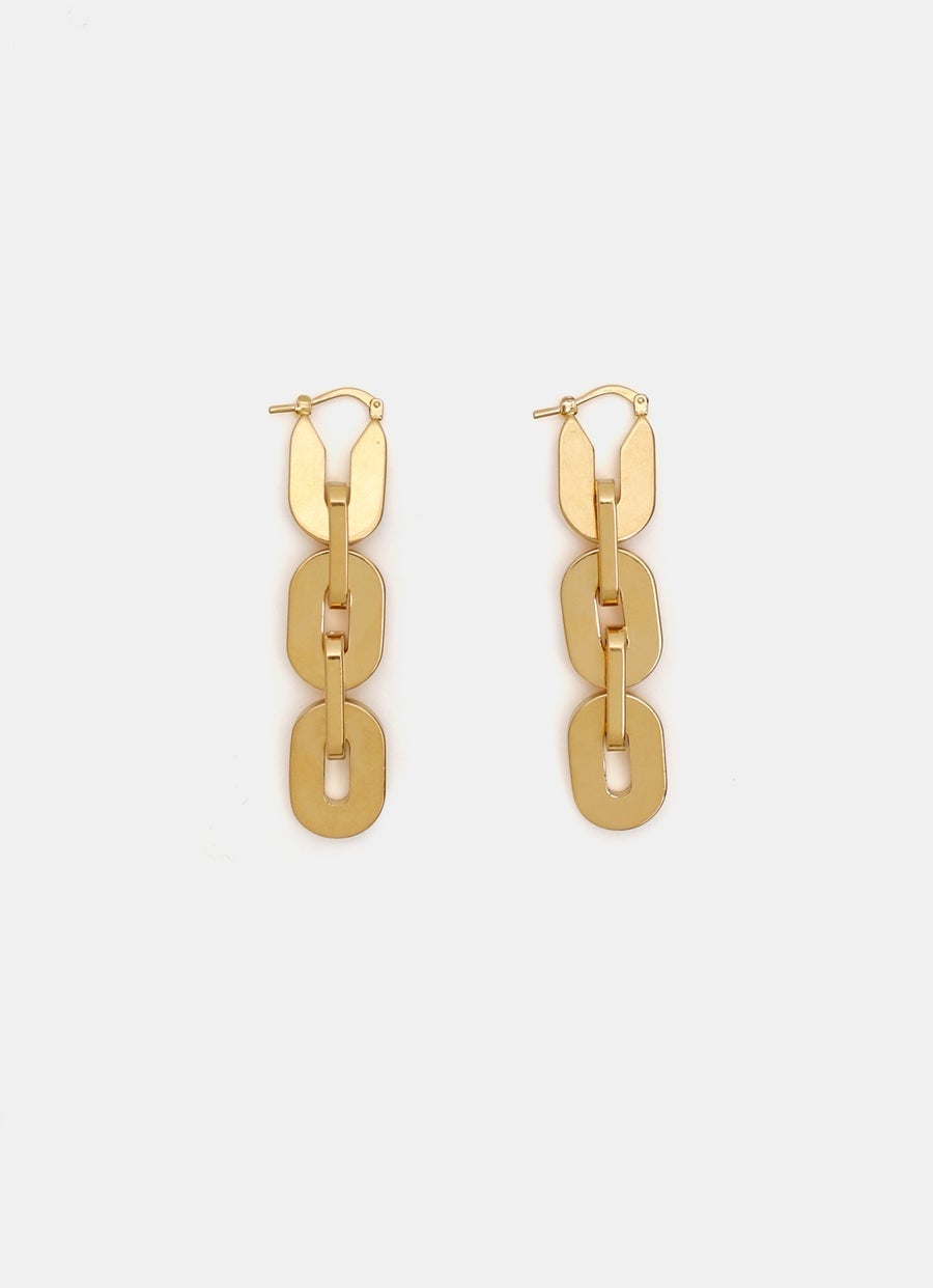 Golden Chain Earrings