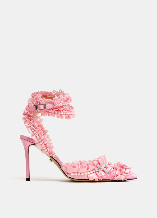 Beauty of Antoinette Satin Pumps