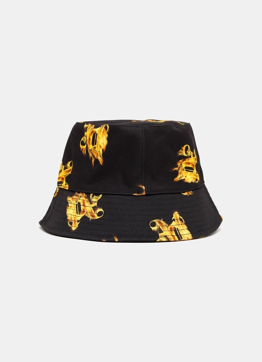 Burning Monogram Bucket Hat