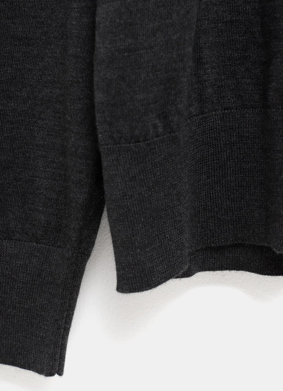 Turtleneck Sweater in Wool and Cashmere