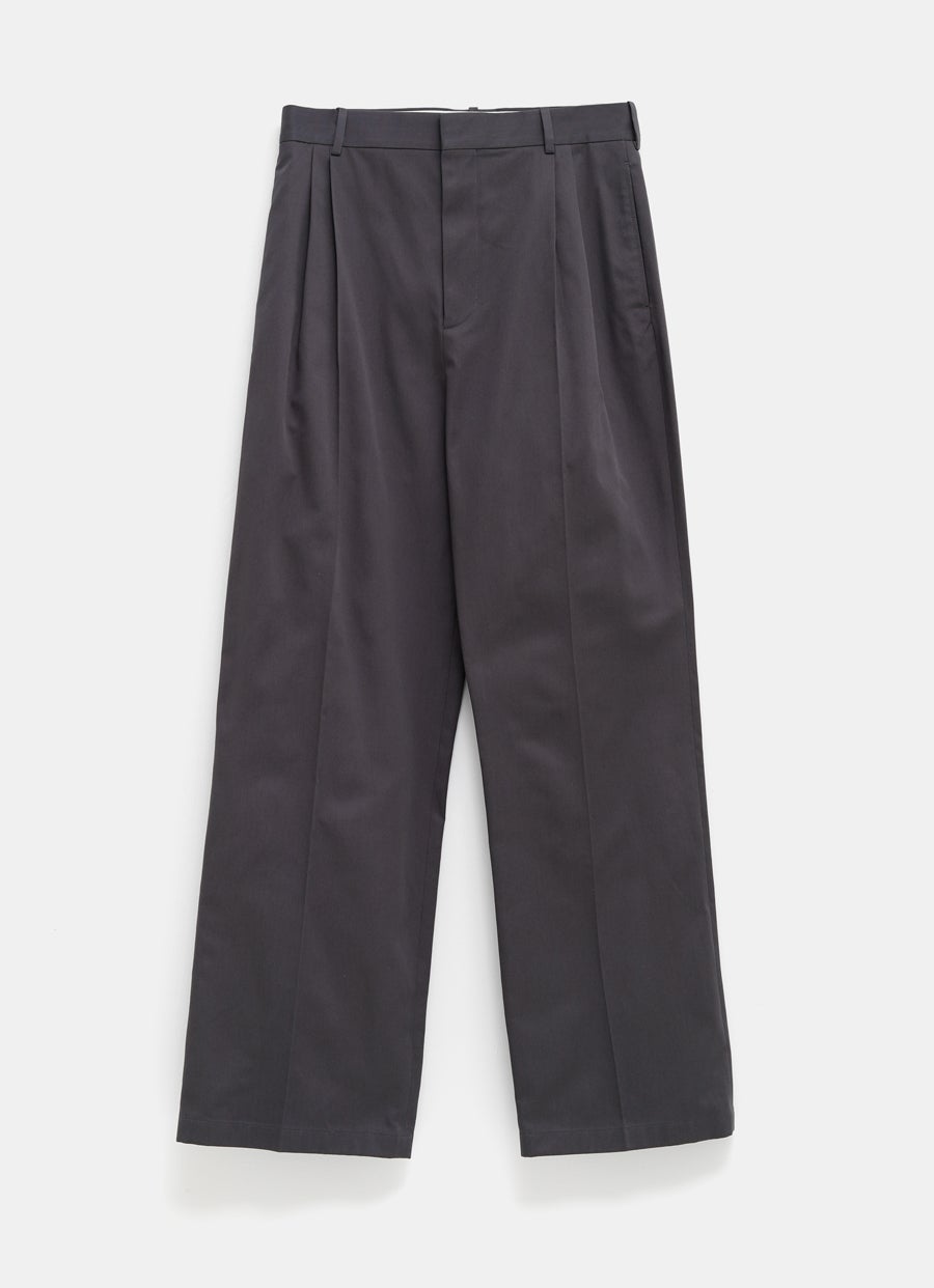 Pleated Trousers in Cotton