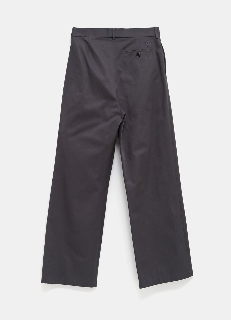 Pleated Trousers in Cotton
