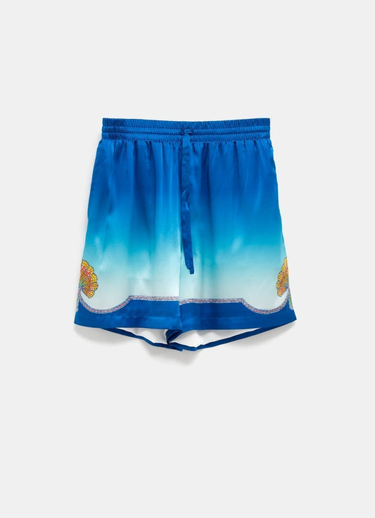 Coquillage Coloré Silk Shorts