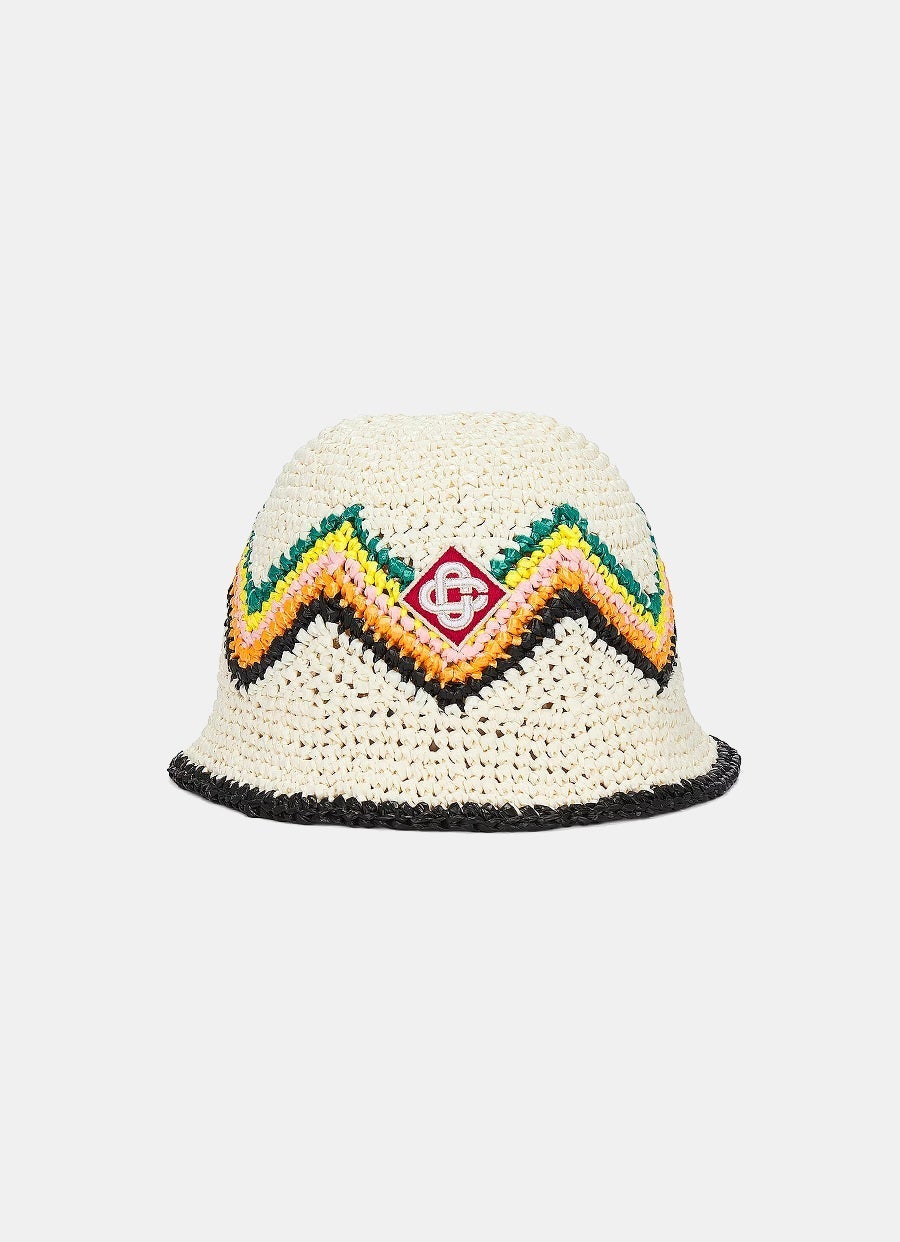 Raffia Crochet Hat