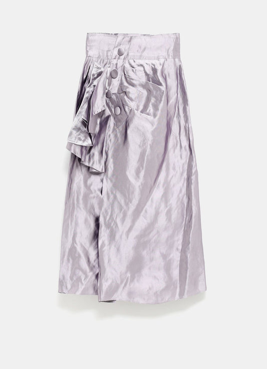 Metallized Midi Skirt