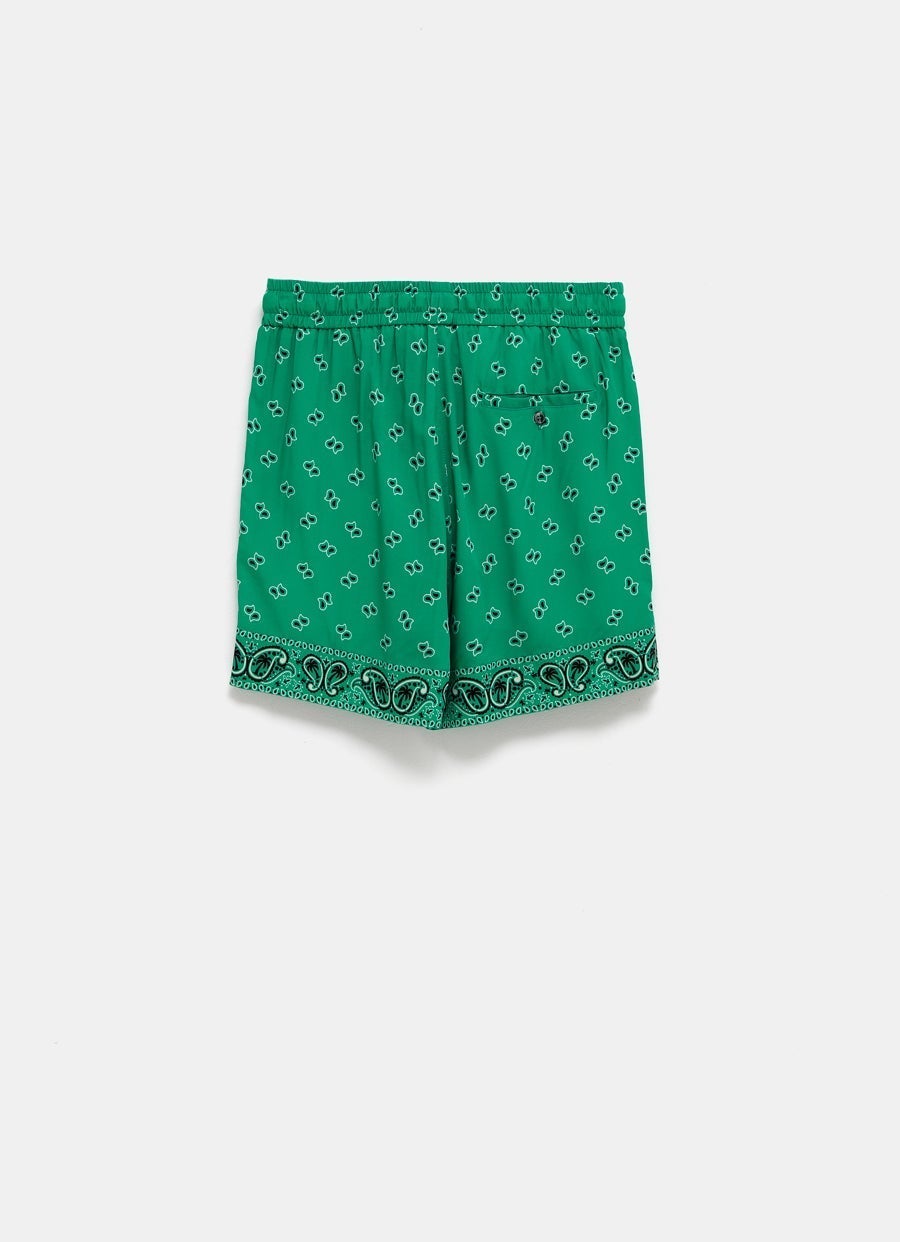 Paisley Bermuda Shorts