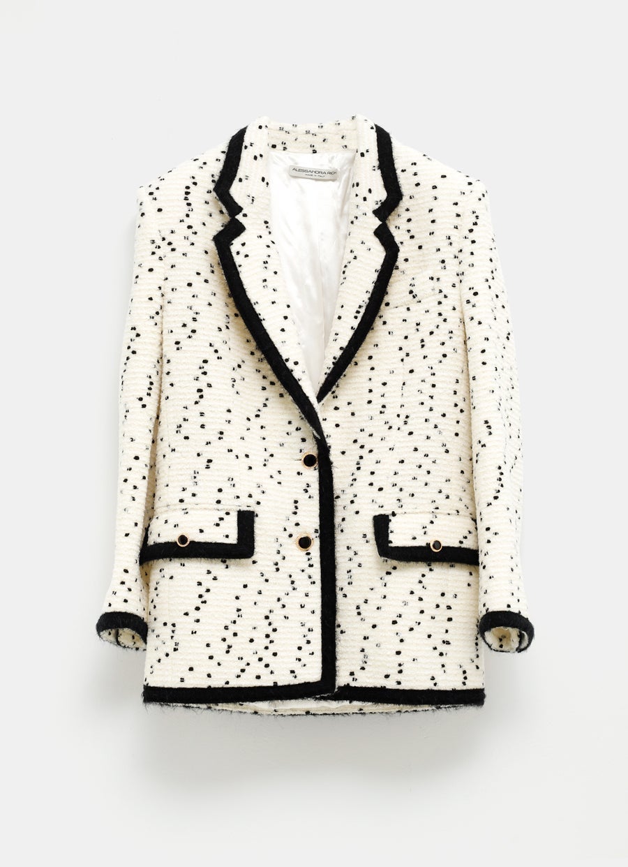 Boucle Single Breasted Jacket