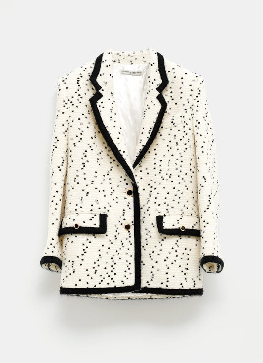 Boucle Single Breasted Jacket