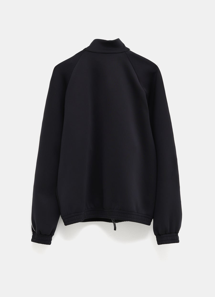 Neoprene Zip-up Sweatshirt