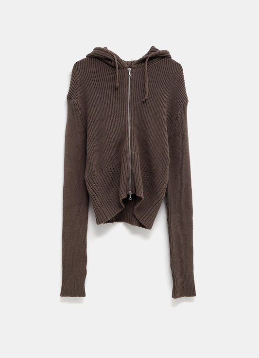 Compact Knit Hoodie