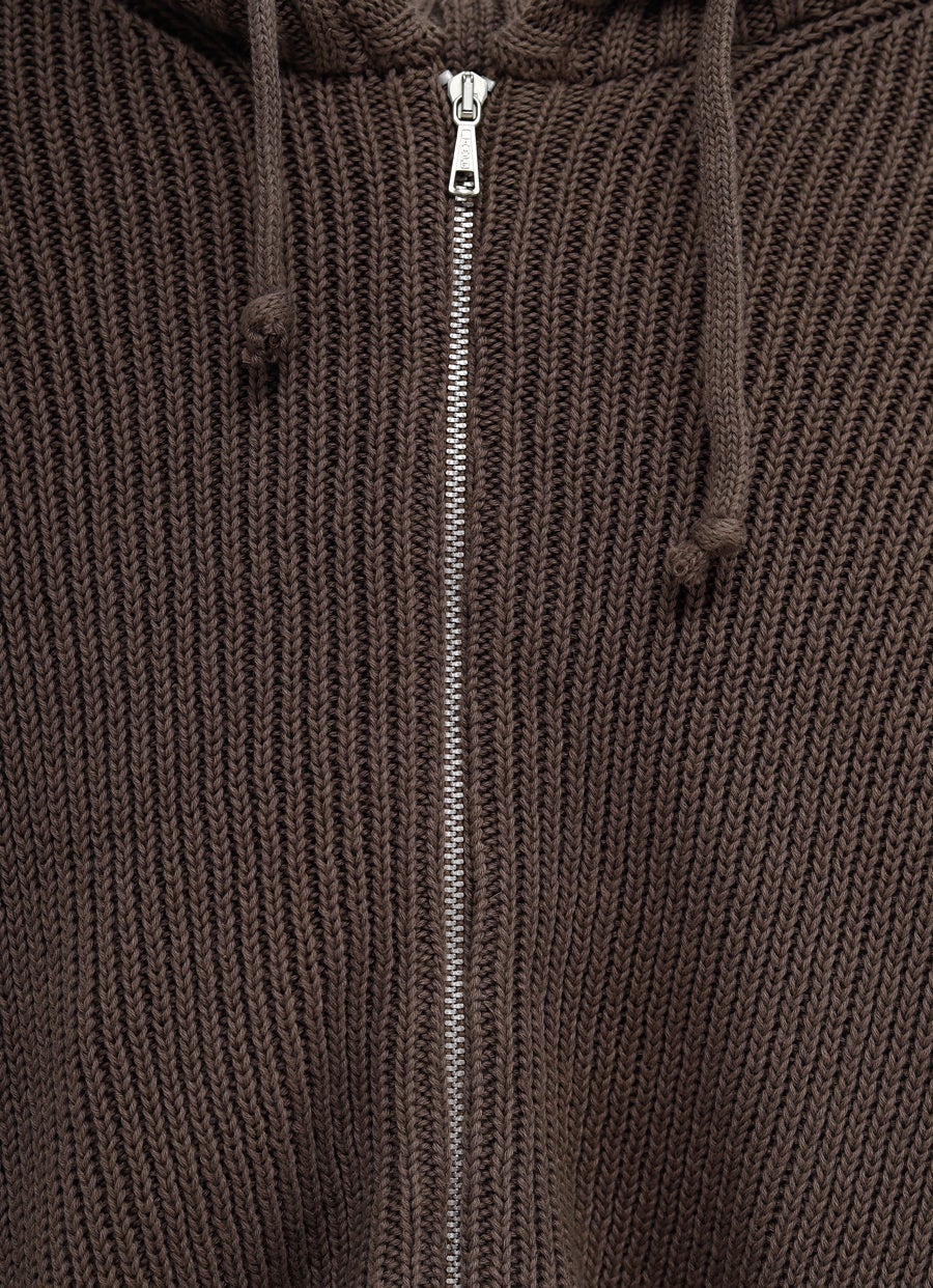 Compact Knit Hoodie