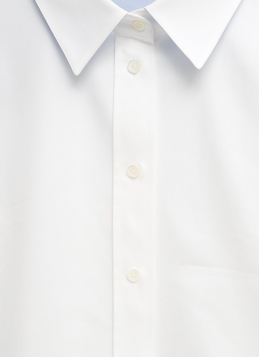 Shirt In White Cotton