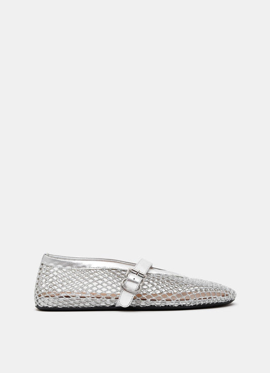 Fishnet Ballet Flats