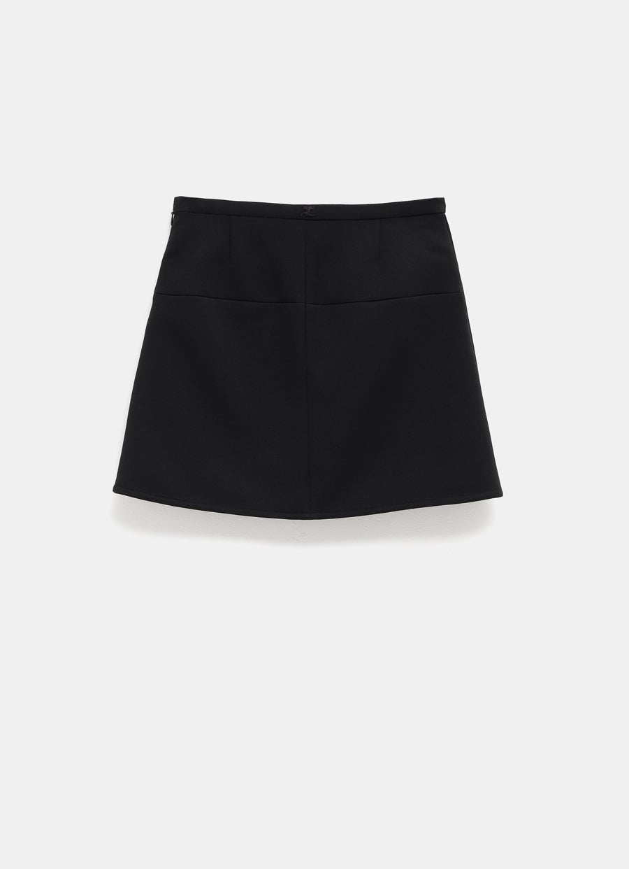 Ellipse Twill Mini Skirt
