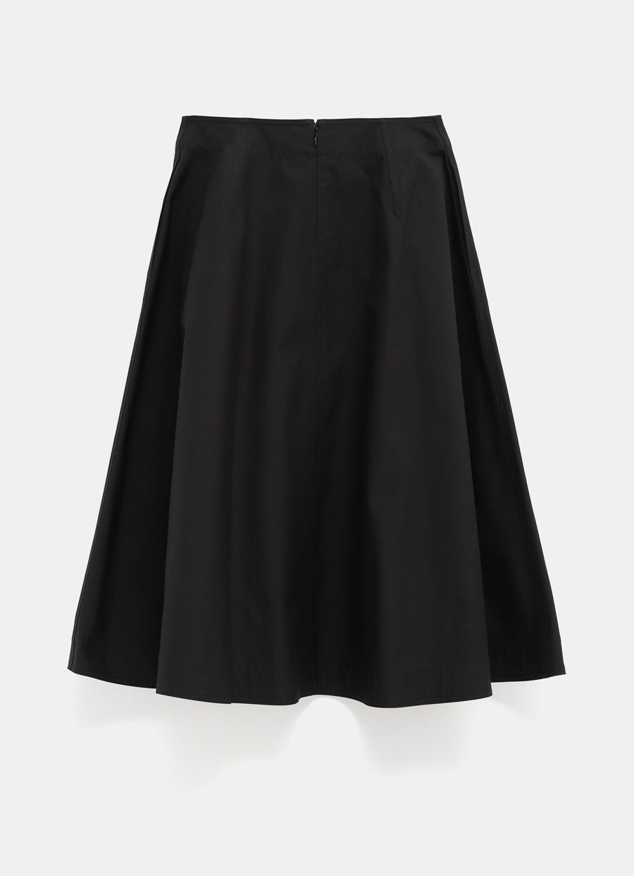 Flared Midi Skirt