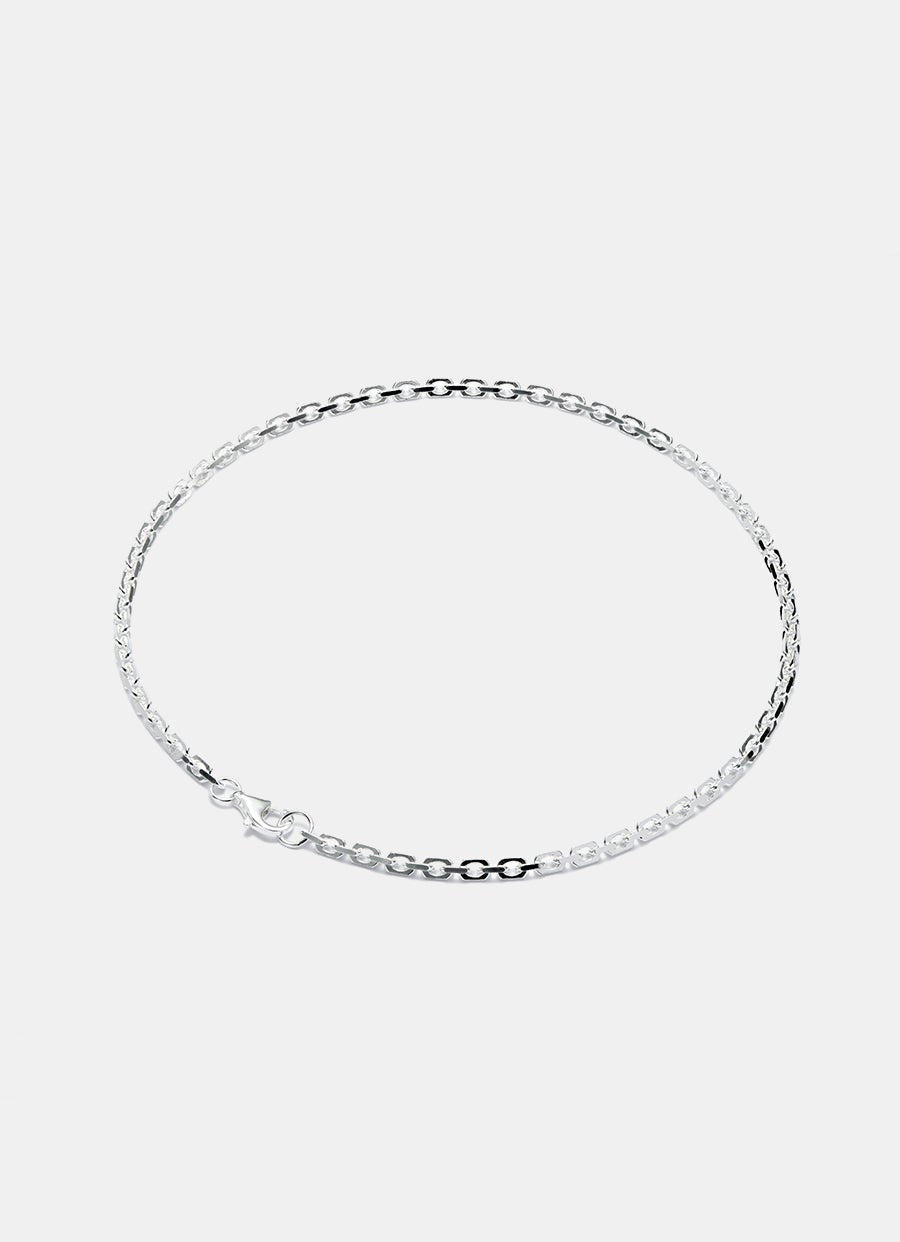 Anchor Chain Necklace in Sterling Sliver
