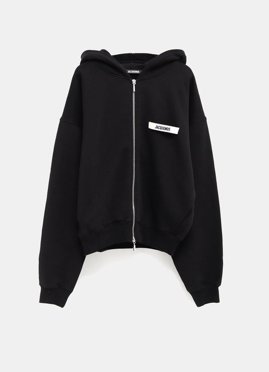 Le hoodie Gros Grain zippé