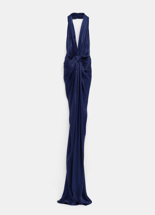 Colette Lurex Georgette Halterneck Gown