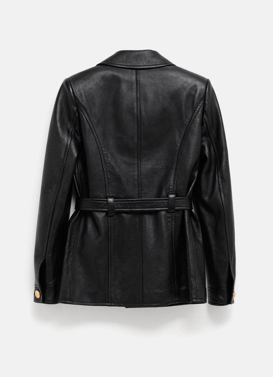 Utilitarian Jacket in Leather