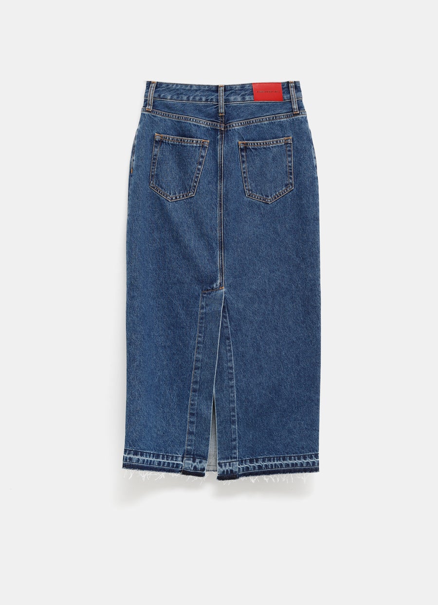 Denim Skirt with Hotfix