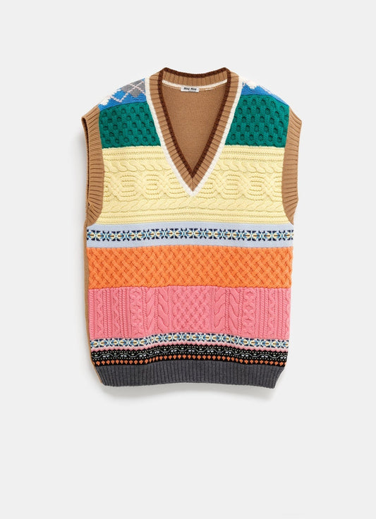 Miu Miu Patchwork Vest