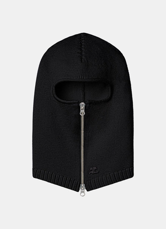 Zipped Wool Hood