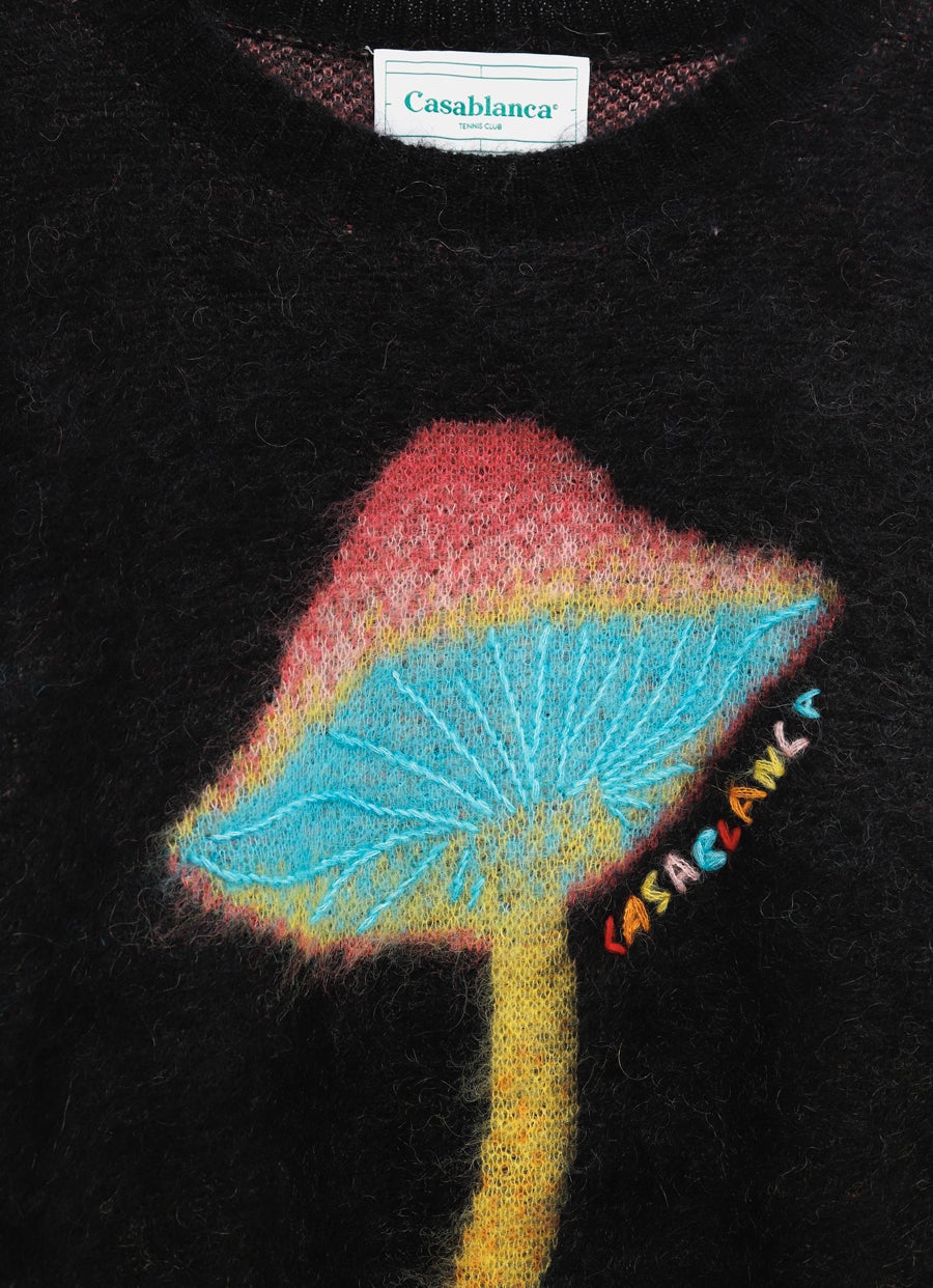 Rainbow Mushroom Mohair Jumper