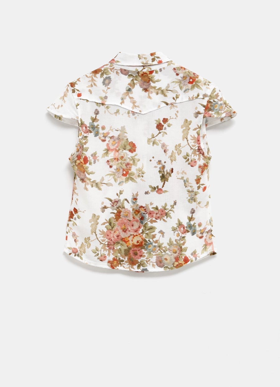 Daisy Cropped Shirt