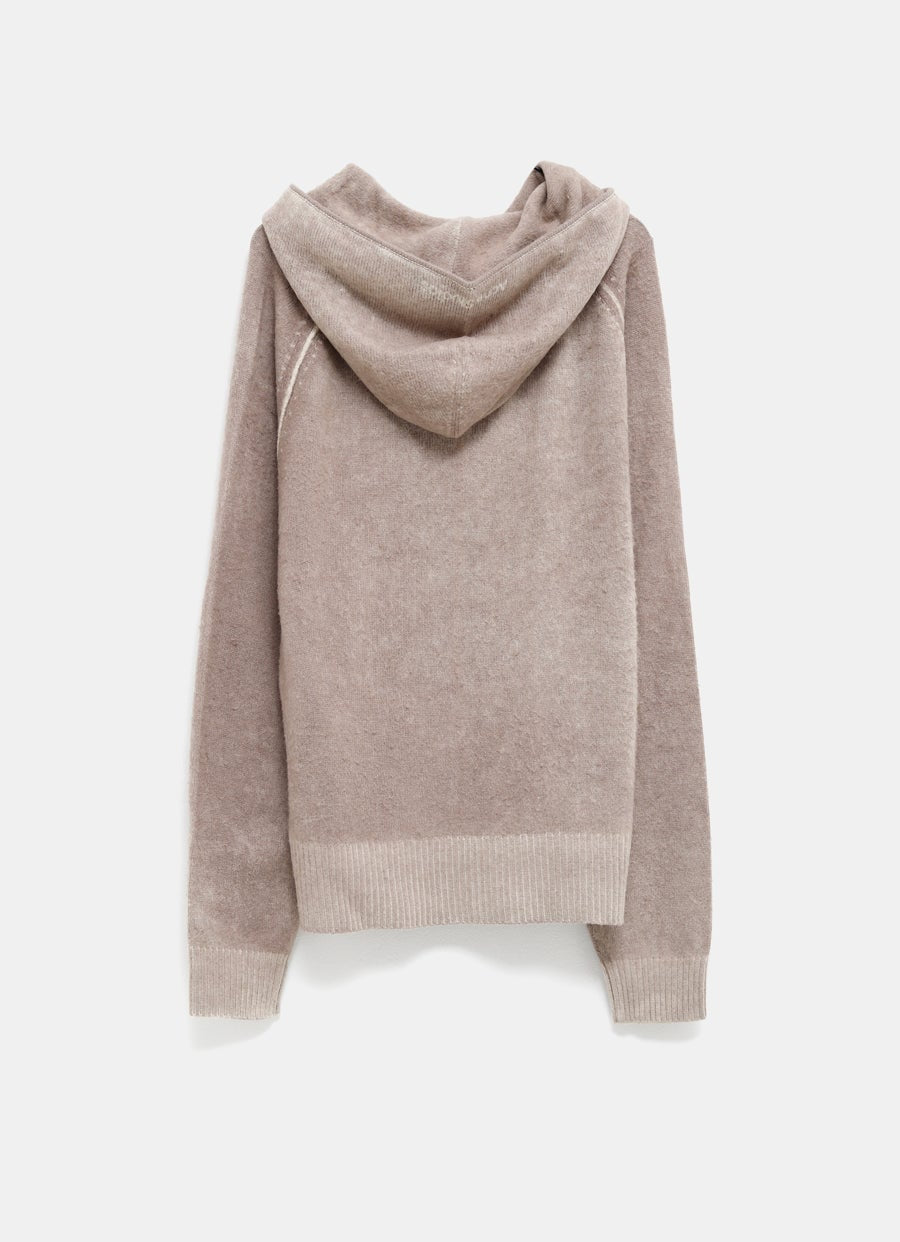 Hooded Zipper Sweater