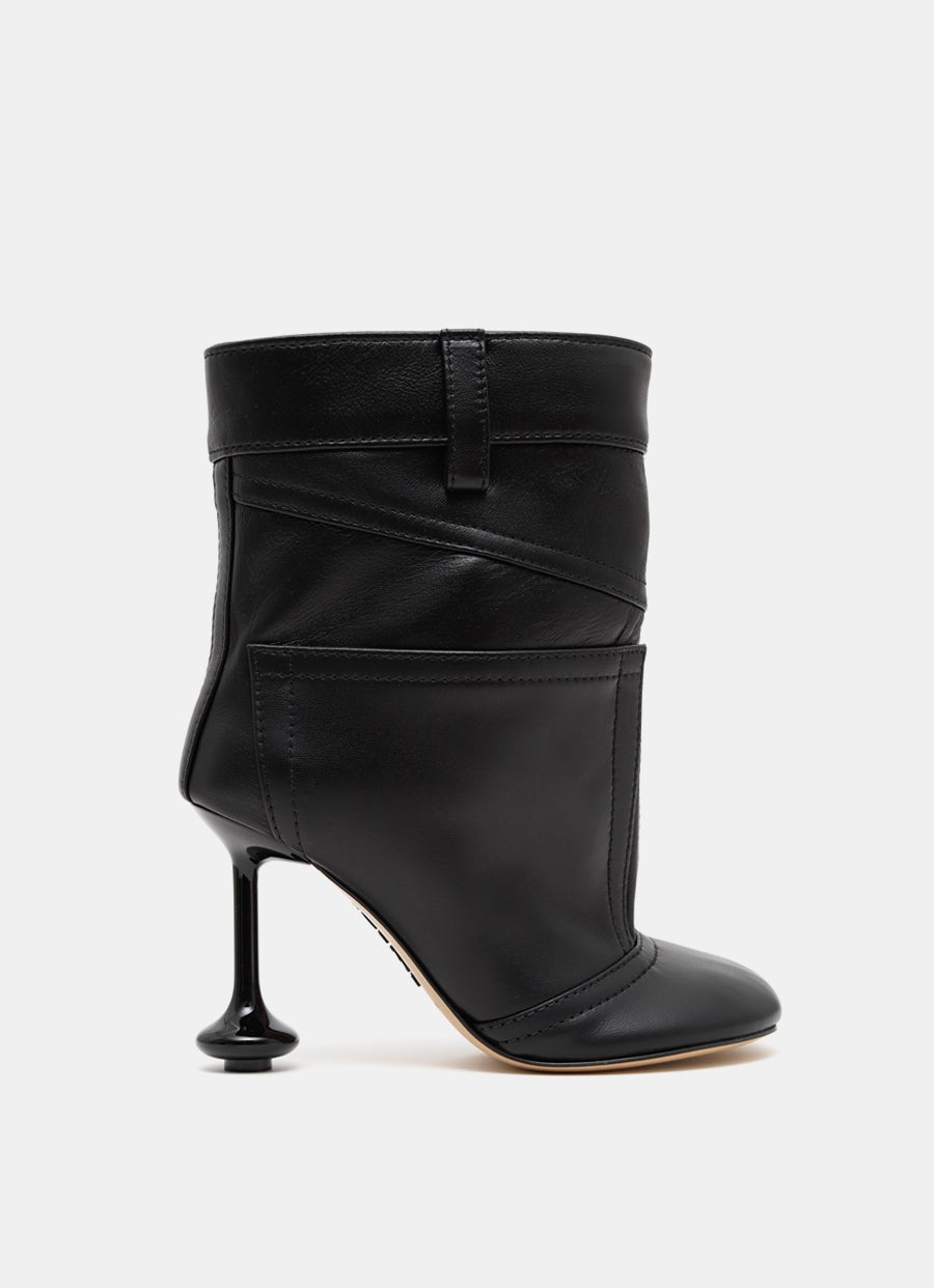 Toy ankle bootie in nappa lambskin