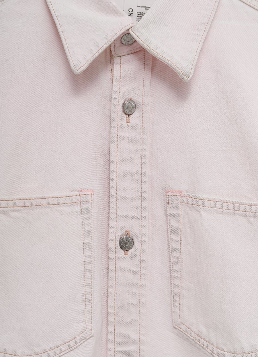 Button-Up Denim Shirt