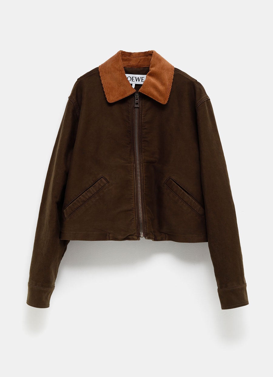 Corduroy Collar Jacket