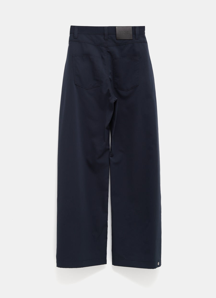 Balloon Trousers in Cotton and Silk