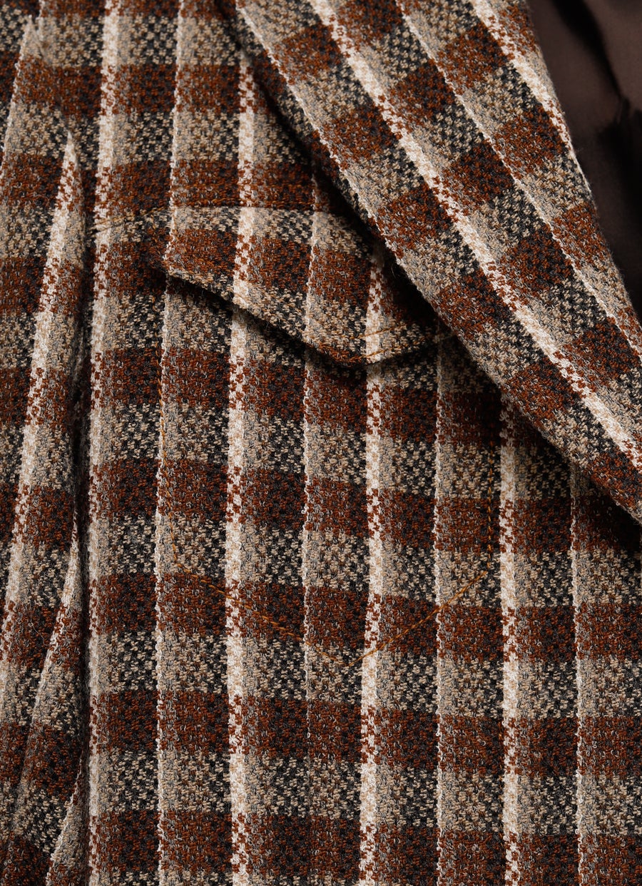 Checked Coat