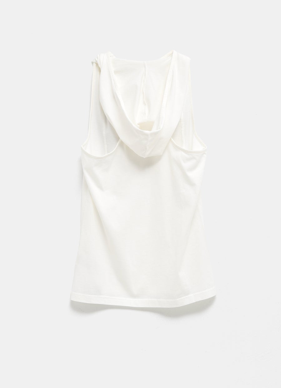 Sleeveless Hooded Tee