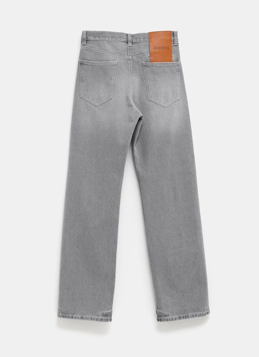 Straight de-Nîmes Denim Pants