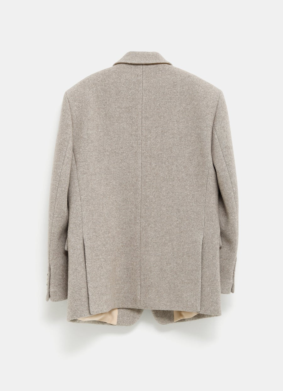 Cashmere Blend Boxy Oversized Blazer