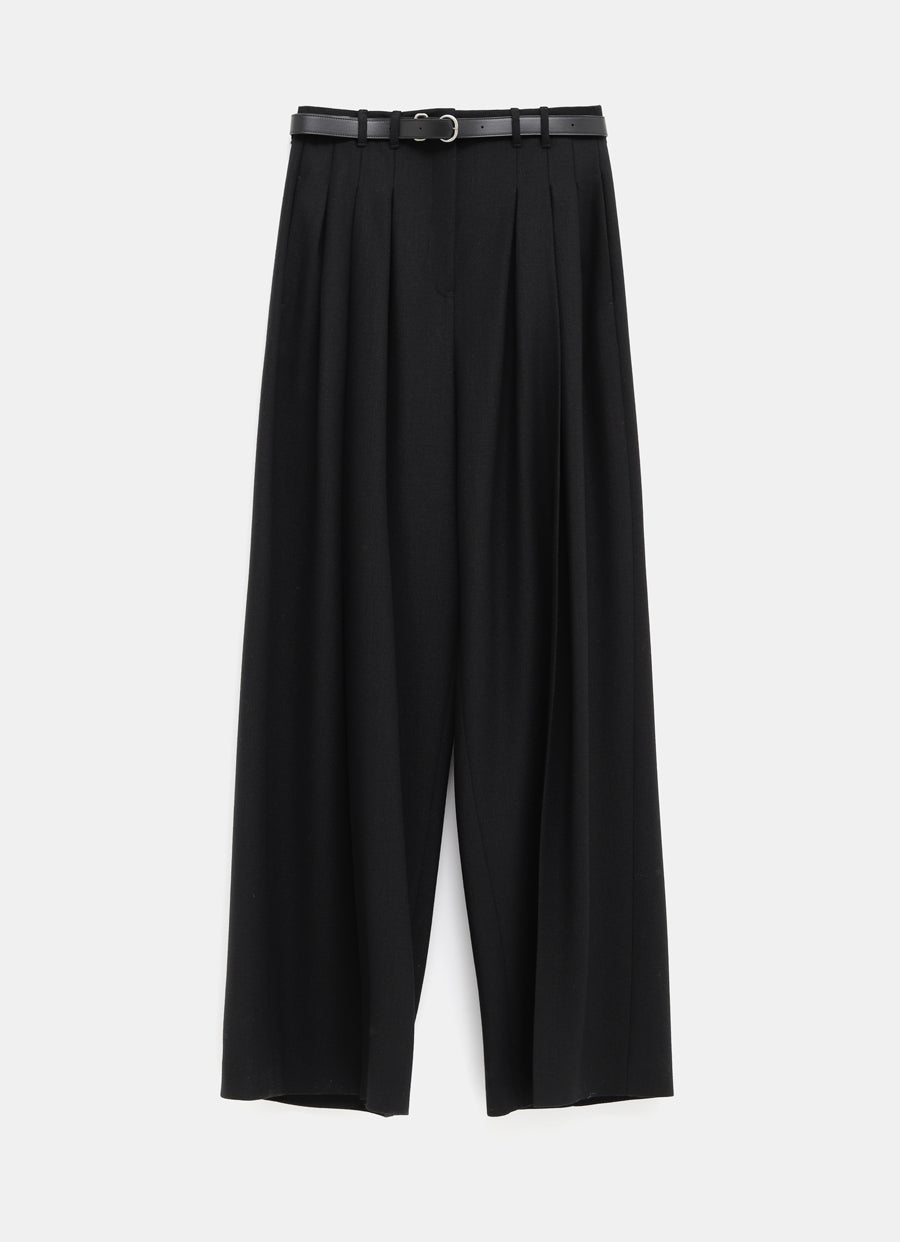 Wide Wool Trousers