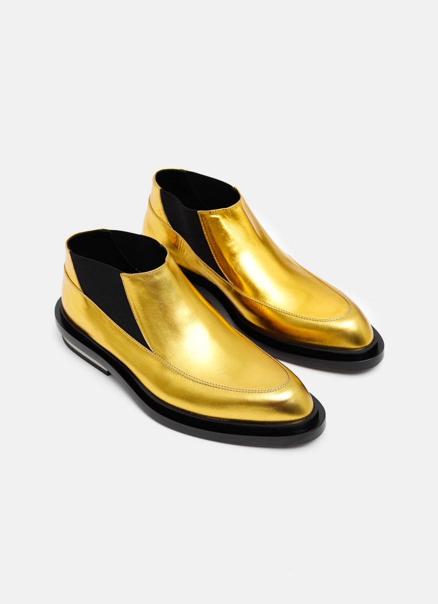 Golden Ankle Boots