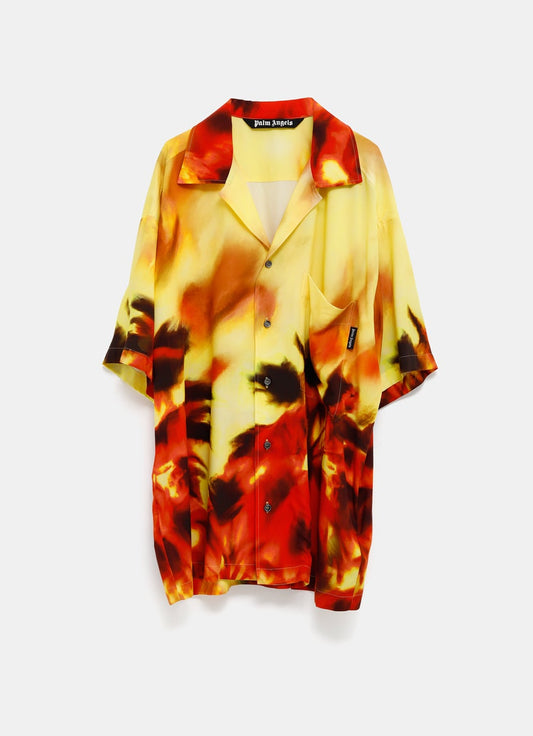 Palms on Fire Bowling Shirt