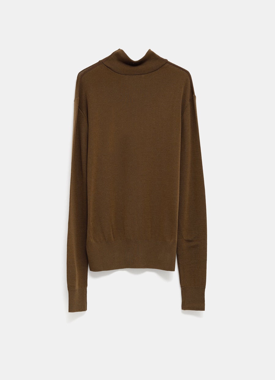 Seamless Turtleneck Sweater